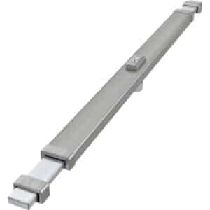 ABUS Panzerriegel PR2800-Edelstahl-Look-980 - 1200 mm geeignet für Türen DIN rechts oder DIN links