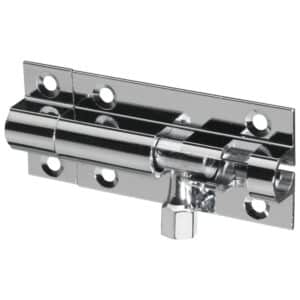 ABUS wetterbeständiger Schieberiegel 96/65 massiv aus Messing