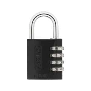 ABUS Aluminium Zahlenschloss 145/40 in schwarz in 9 Farben zur Wahl
