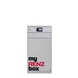 RENZ eQUBO Paketkasten mit 2 Paketfächern XS und XL mit integrierter myRENZbox Steuereinheit RCU