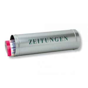 Burg Wächter Zeitungsrolle 800-schwarz aus Stahl