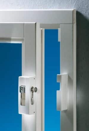 Burg Wächter verschließb. Tür-& Fenstersicherung BLOCKsafe B1 braun gleichschliessend