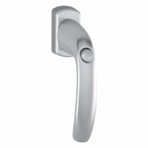 HOPPE New York Fenstergriff 0810SV/U10 - F1 Aluminium Natur mit Druckknopf