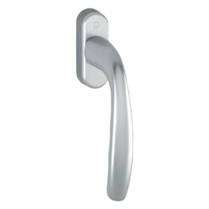 HOPPE New York Fenstergriff 0810/U76-F1 Aluminium Natur-32 mm schmale Rosette