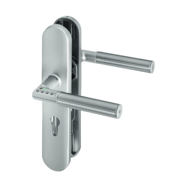 ASSA ABLOY digitaler Türbeschlag Code Handle Langschild-DIN rechts Ausführung B