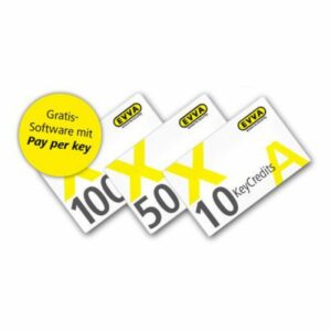 100 EVVA KeyCredits  für AirKey und Xesar Systeme
