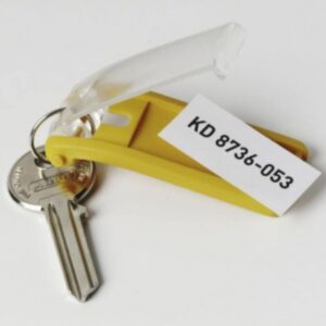 DURABLE Schlüsselanhänger gelb im 6er Pack