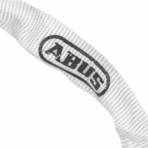 ABUS - Kettenschloss 1500 Web-weiß aus Stahl