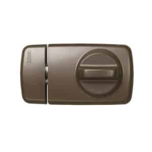 ABUS Tür-Zusatzschloss 7010 mit VdS-Anerkennung-braun-verschiedenschliessend für Eingangstüren zur Sicherung der Schließseite