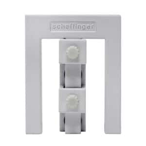 Scheffinger EM3 Riegel-weiß kompakter und effizienter Schutz gegen das Aufhebeln von Fenstern und Türen