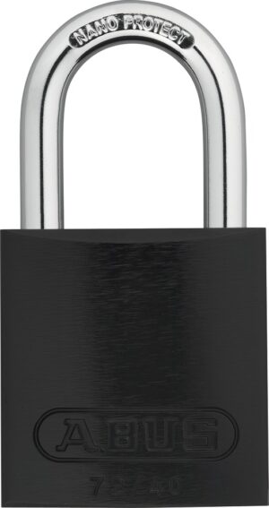 ABUS Vorhangschloss Color 72/40  HB40 verschiedenschließend schwarz 7 Farben zur Wahl