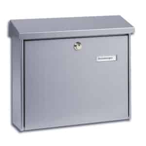 Burg Wächter Briefkasten Amsterdam-silber aus Stahl