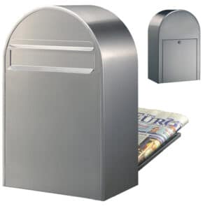 BOBI Briefkasten Classic B-Edelstahl-Edelstahl in verschiedenen RAL-Farben und Edelstahl