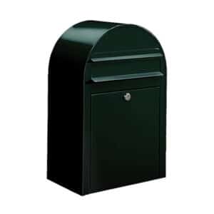 BOBI Briefkasten Classic - Schwarzgrün (RAL 6012) in Edelstahl oder verschiedenen RAL-Farben