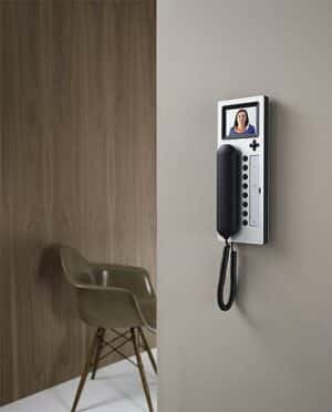 SSS Siedle Bus-Telefon Comfort BTCV 850-03-weiß-hochglan/schwarz BTCV 850-03