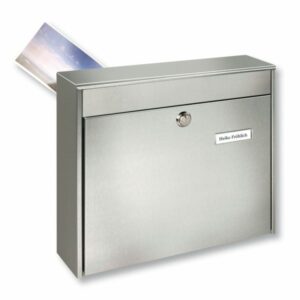 Burg Wächter Briefkasten Borkum 3878 Ni aus Edelstahl