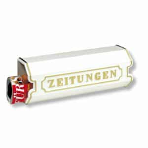Burg Wächter Zeitungsbox 1890-weiß in Alu-Guss