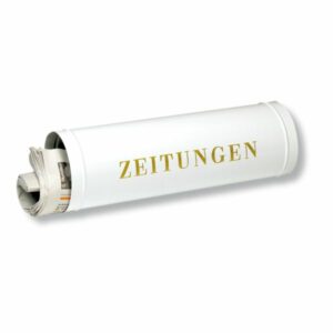 Burg Wächter Zeitungsrolle 800-weiß aus Stahl