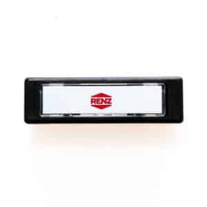 RENZ Klingeltaster Lira -braun 97-9-85110 mit Namensschildeinlage
