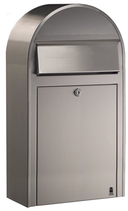BOBI Briefkasten Grande S-Edelstahl-Edelstahl nur 15 cm tief