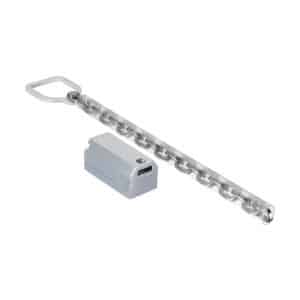 IKON Türgriffkette 175-alu natur (F1) in Alu Natur (F1) und Neusilber (F2)