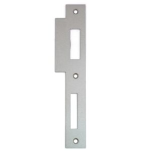 BKS Lappen-Schließblech S404-eckig-DIN links-stahl-nickel-silber für Zimmertürschlösser