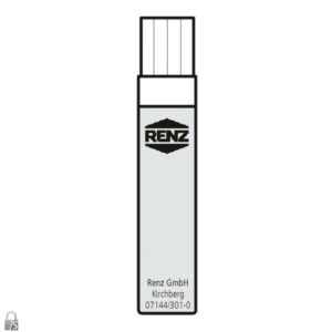 RENZ Ausbesserungslack 12 ml -Verkehrsweiß (RAL 9016) 97-9-74010 für RAL 9007 und RAL 9016