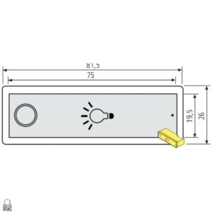 RENZ Lichttaster RSA2 kompakt-Edelstahl 97-9-85318 inklusive LED-Beleuchtungsring
